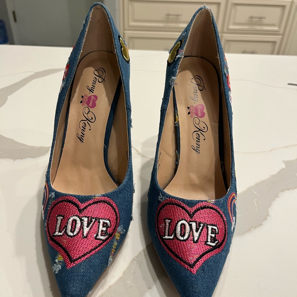 Women’s Penny loves Kenny denim high heels